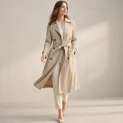 Dawn Stroll Lightweight Spring Trench Coat